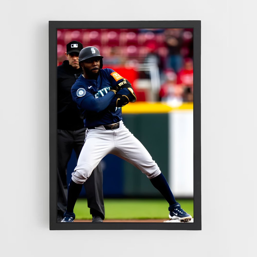 Poster La Lancer de Rêves – affiche Baseball (vue 2)